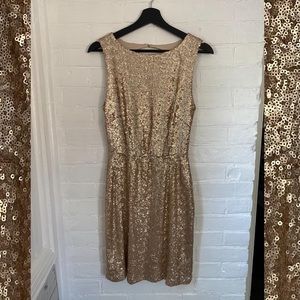 Gold Sequinned Dress
